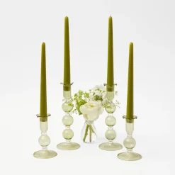 Candles | Candlescapes<Mrs. Alice Eden Green Candle Set (Apple Green)