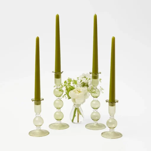 Candles | Candlescapes<Mrs. Alice Eden Green Candle Set (Apple Green)