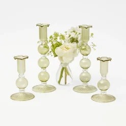 Candles | Candlescapes<Mrs. Alice Eden Green Candle Set (Apple Green)