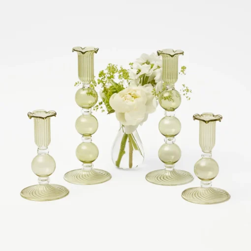 Summer Candleware | Candles<Mrs. Alice Eden Green Candle Set (Ice Blue)