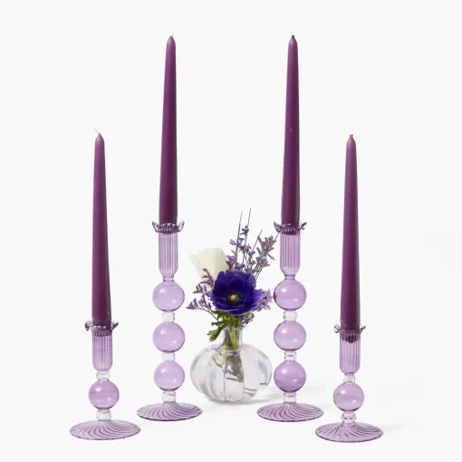 Candles | Candlescapes<Mrs. Alice Eden Purple Candlescape