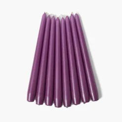 Candles | Candlescapes<Mrs. Alice Eden Purple Ribboned Candle Set