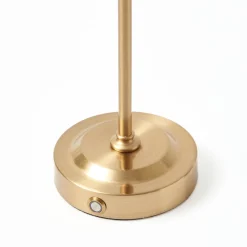 Rechargeable Table Lamps<Mrs. Alice Edie Rechargeable Lamp with Pink & Blue Ikat Bow Shade (18cm)