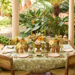 Summer Table Linen | Placemats<Mrs. Alice Edith Sand & Green Placemats (Set of 4)