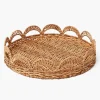Trays | Trays<Mrs. Alice Elena Rattan Round Tray