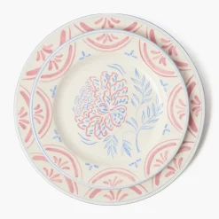 Summer Crockery | Starter Plates<Mrs. Alice Eliza Floral Starter Plate