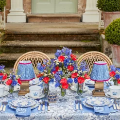 Dinner Plates | Crockery Sets<Mrs. Alice Elizabeth Blue Garland Dinner Plates (Set of 4)