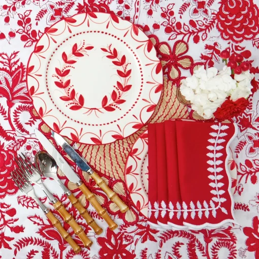 Dinner Plates<Mrs. Alice Elizabeth Red Garland Dinner Plate