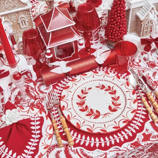 Dinner Plates<Mrs. Alice Elizabeth Red Garland Dinner Plate