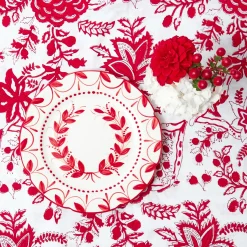 Starter Plates<Mrs. Alice Elizabeth Red Garland Starter Plates