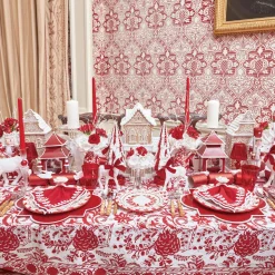 Starter Plates<Mrs. Alice Elizabeth Red Garland Starter Plates