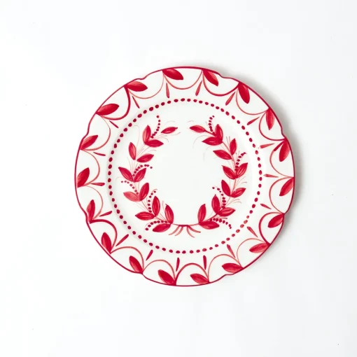 Starter Plates<Mrs. Alice Elizabeth Red Garland Starter Plates