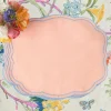 Summer Table Linen | Placemats<Mrs. Alice Eloise Coral & Blue Placemats (Set of 4)
