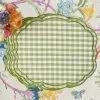 Summer Table Linen | Placemats<Mrs. Alice Eloise Green Gingham Placemats (Set of 4)