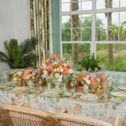 Summer Table Linen | Placemats<Mrs. Alice Eloise Green Gingham Placemats (Set of 4)