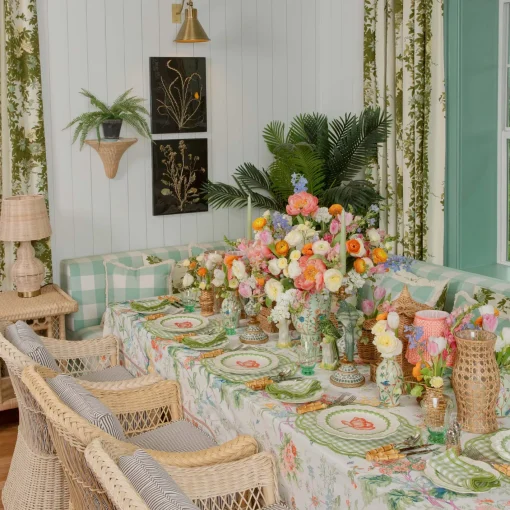 Summer Table Linen | Placemats<Mrs. Alice Eloise Green Gingham Placemats (Set of 4)