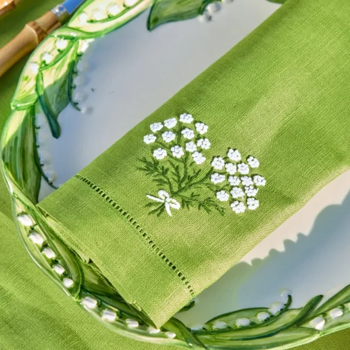 For Her | For The Hostess<Mrs. Alice Eloise Green Placemats & Hydrangea Napkins (Set of 4)