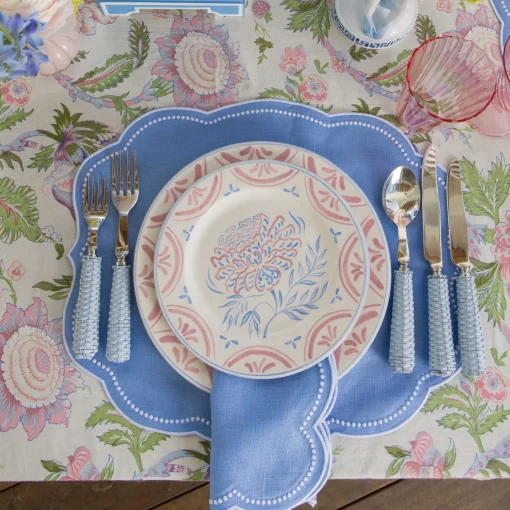 Summer Table Linen | Placemats<Mrs. Alice Eloise Periwinkle Placemats (Set of 4)
