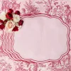 Placemats<Mrs. Alice Eloise Pink & Red Placemats (Set of 4)
