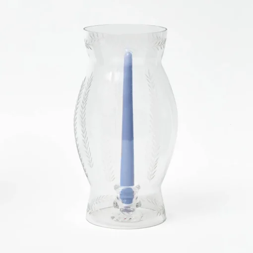 Summer Glassware | Summer Candleware<Mrs. Alice Engraved Glass Lantern
