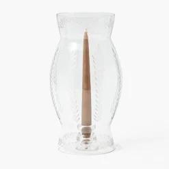 Summer Glassware | Summer Candleware<Mrs. Alice Engraved Glass Lantern