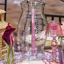 Summer Glassware | Summer Candleware<Mrs. Alice Engraved Glass Lantern