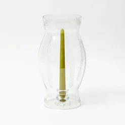Summer Glassware | Summer Candleware<Mrs. Alice Engraved Glass Lantern