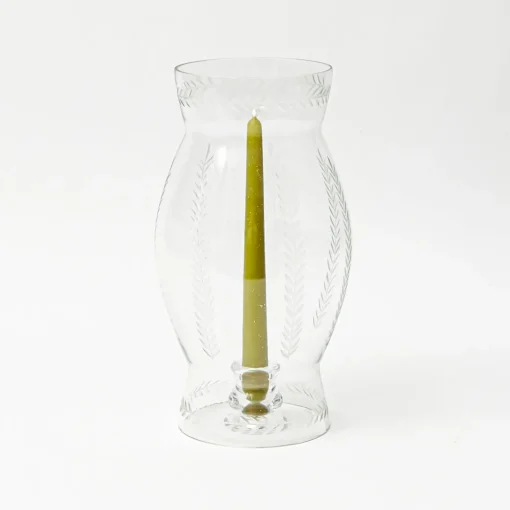 Summer Glassware | Summer Candleware<Mrs. Alice Engraved Glass Lantern