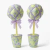 Spring Decorations<Mrs. Alice Fabric Easter Egg Tree (Pair)