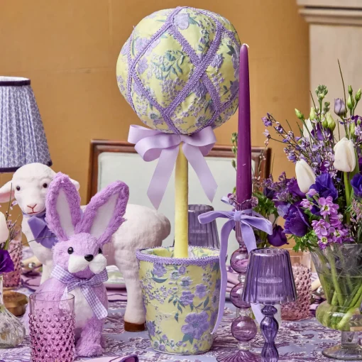 Spring Decorations<Mrs. Alice Fabric Easter Egg Tree (Pair)