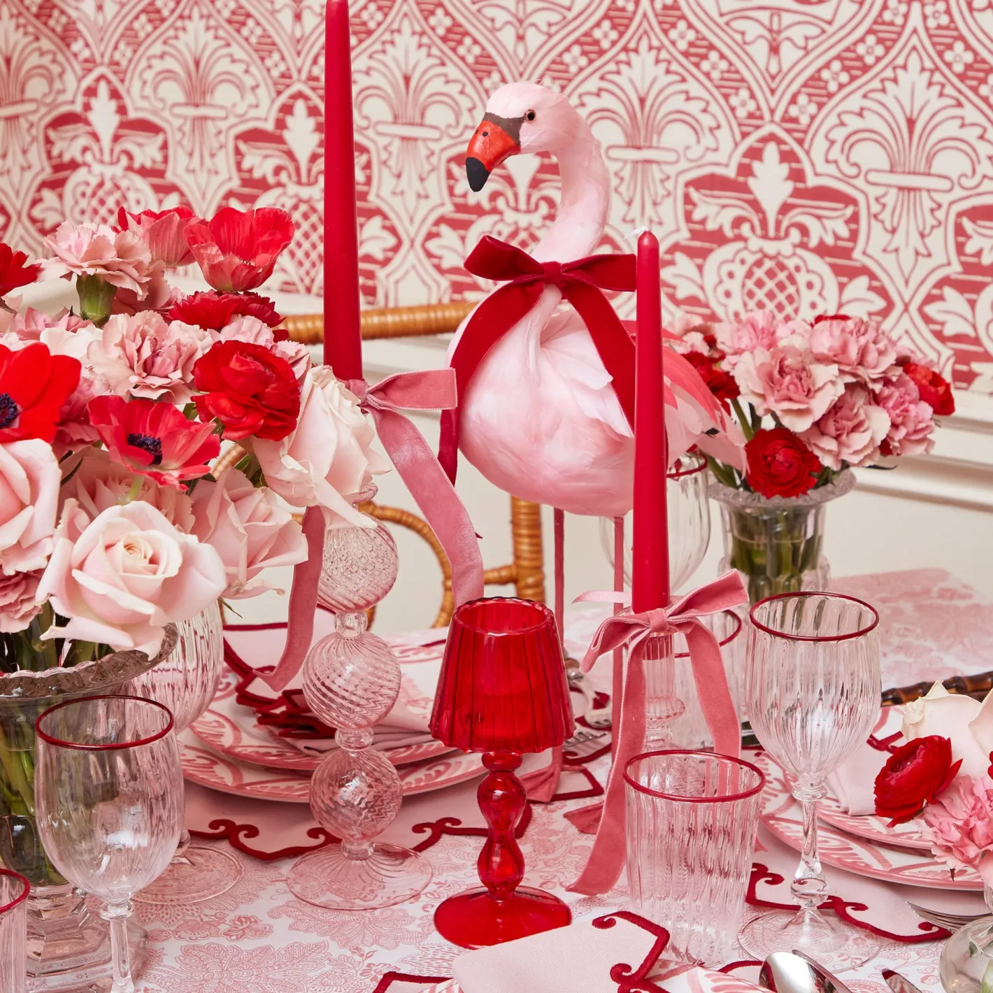 Year-round Decorations | Spring Decorations<Mrs. Alice Faye Flamingo Family