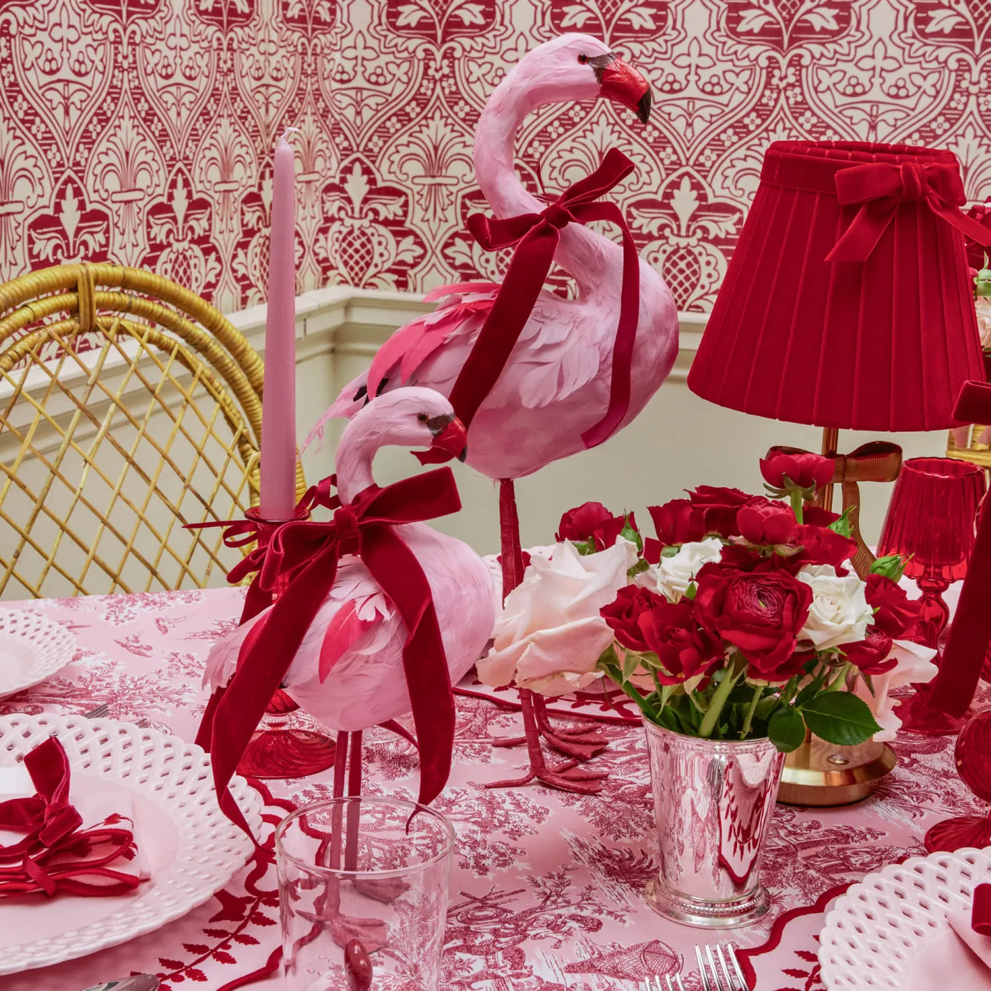 Year-round Decorations | Spring Decorations<Mrs. Alice Faye Flamingo Family