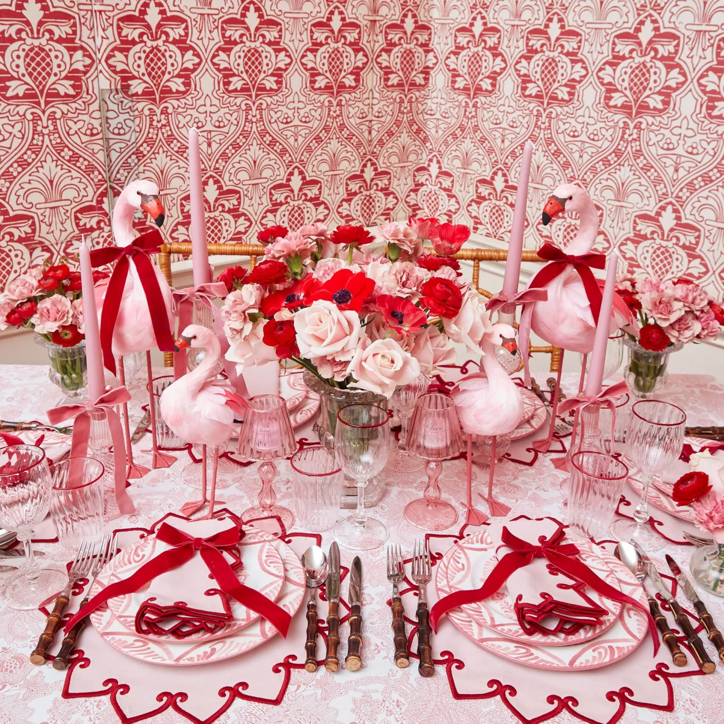 Year-round Decorations | Spring Decorations<Mrs. Alice Faye Flamingo Family