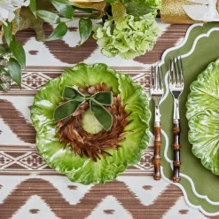 Christmas Decorations<Mrs. Alice Feather Wreaths with Forest Green Velvet Bows (Set of 4)