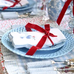 Napkins<Mrs. Alice Fifi Blue Poodle Linen Napkins (Set of 4)