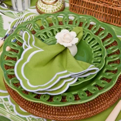 Napkin Rings & Bows | For The Hostess<Mrs. Alice Fiore Porcelain Napkin Rings (Set of 4)