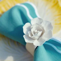 Napkin Rings & Bows | For The Hostess<Mrs. Alice Fiore Porcelain Napkin Rings (Set of 4)