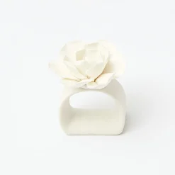 Napkin Rings & Bows | For The Hostess<Mrs. Alice Fiore Porcelain Napkin Rings (Set of 4)