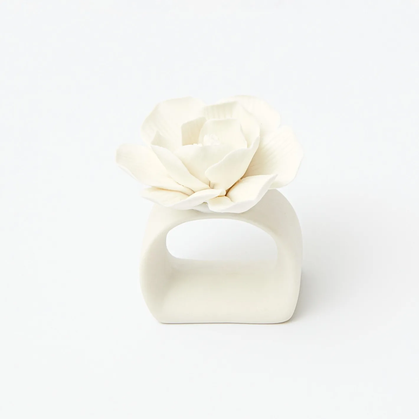 Napkin Rings & Bows | For The Hostess<Mrs. Alice Fiore Porcelain Napkin Rings (Set of 4)
