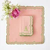 Napkins | Mrs. Alice Monogram<Mrs. Alice Fleur Pink Napkins (Set of 4)