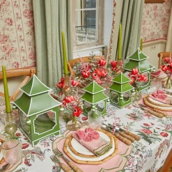 Napkins | Mrs. Alice Monogram<Mrs. Alice Fleur Pink Napkins (Set of 4)