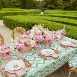 Table Linen Sets | Mrs. Alice Monogram<Mrs. Alice Fleur Pink Placemats & Napkins (Set of 4)