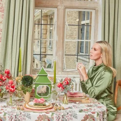 Table Linen Sets | Mrs. Alice Monogram<Mrs. Alice Fleur Pink Placemats & Napkins (Set of 4)