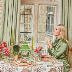 Table Linen Sets | Mrs. Alice Monogram<Mrs. Alice Fleur Pink Placemats & Napkins (Set of 4)