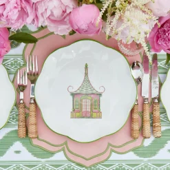 Table Linen Sets | Mrs. Alice Monogram<Mrs. Alice Fleur Pink Placemats & Napkins (Set of 4)