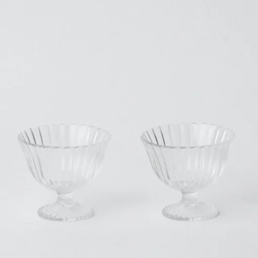 Spring Decorations<Mrs. Alice Fluted Glass Bowl (Pair)