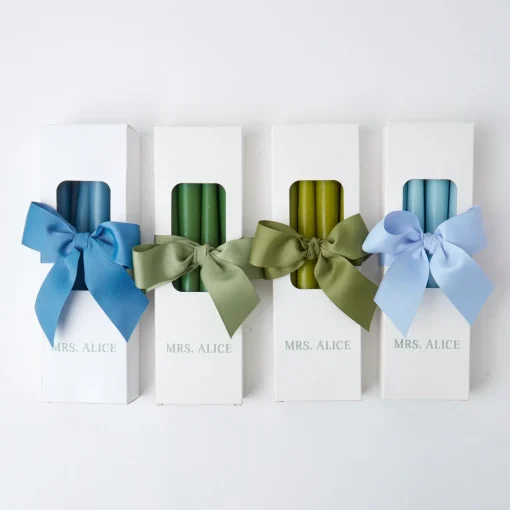 Candles<Mrs. Alice Forest Green Candles (Set of 8)