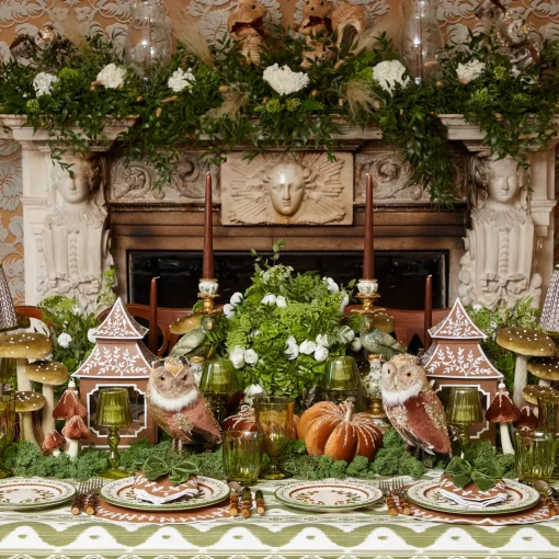 Napkin Rings & Bows | For The Chalet<Mrs. Alice Forest Green Velvet Napkin Bows (Set of 4)