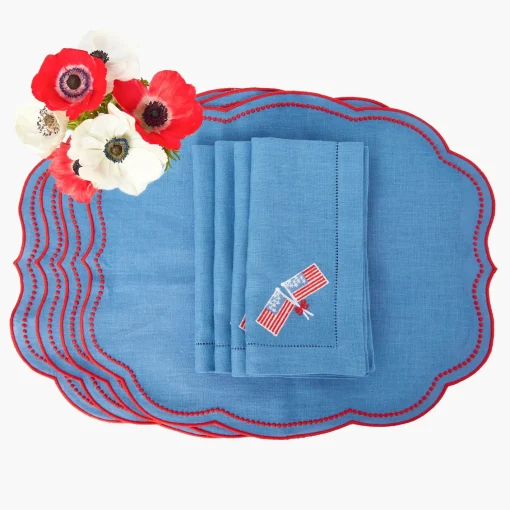 Napkins | For The Hostess<Mrs. Alice Fourth of July Napkins (Set of 4)