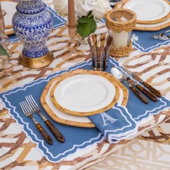 Starter Plates | Crockery Sets<Mrs. Alice Geometric Bamboo Starter Plate (set of 4)